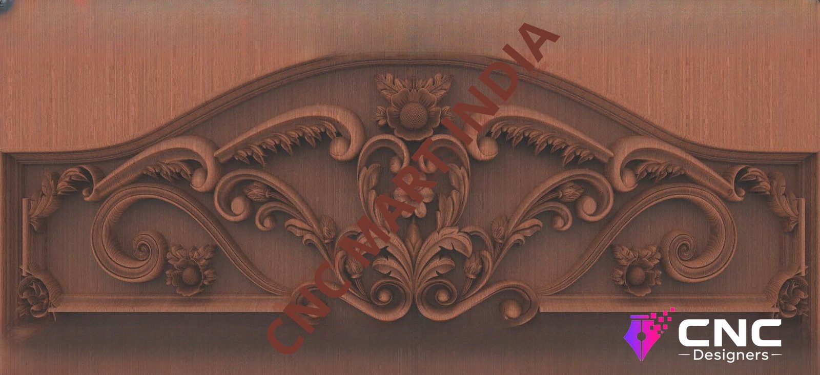 Beds & Sofa - BS-103 Divine Carved Relief CNC Design